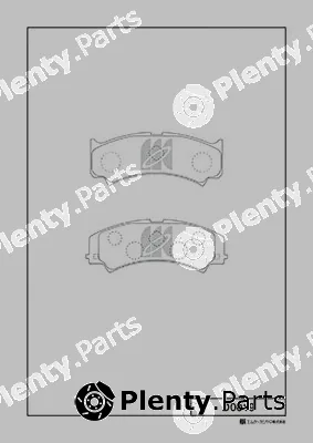 MK Kashiyama D0019 — Brake Pad Set, disc brake