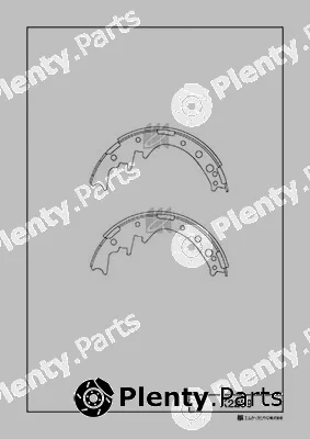 MK Kashiyama K2259 — Brake Shoe Set