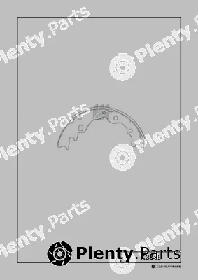 MK Kashiyama K3349 — Brake Shoe Set