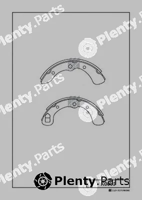 MK Kashiyama K0009 — Brake Shoe Set