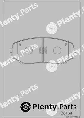 MK Kashiyama D6169 — Brake Pad Set, disc brake