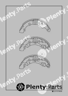 MK Kashiyama K1286 — Brake Shoe Set