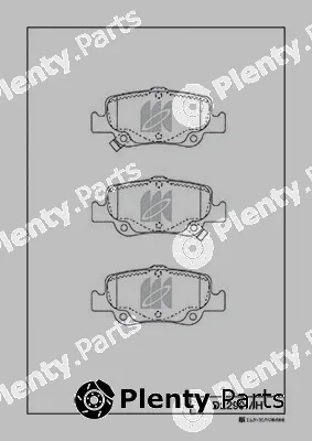 MK Kashiyama D2299MH — Brake Pad Set, disc brake