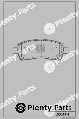 MK Kashiyama D0044H — Brake Pad Set, disc brake