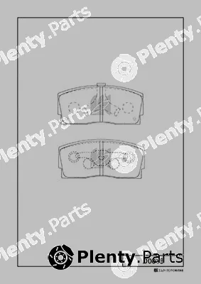MK Kashiyama D0018 — Brake Pad Set, disc brake