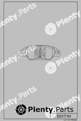 MK Kashiyama D3171H — Brake Pad Set, disc brake