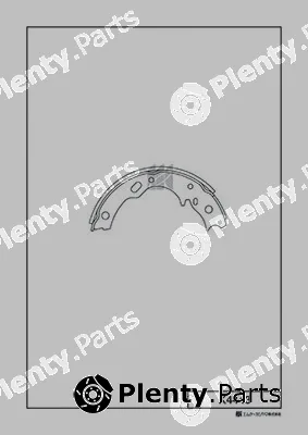 MK Kashiyama K4443 — Brake Shoe Set