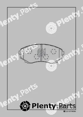 MK Kashiyama D3110 — Brake Pad Set, disc brake