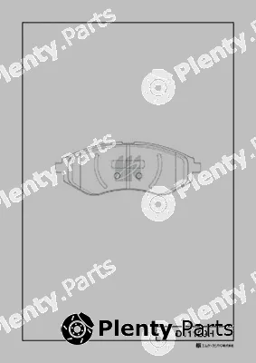 MK Kashiyama D11129H — Brake Pad Set, disc brake