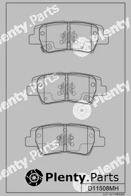 MK Kashiyama D11508MH — Brake Pad Set, disc brake