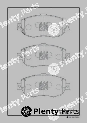 MK Kashiyama D2126M — Brake Pad Set, disc brake