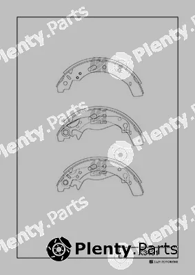 MK Kashiyama K3431 — Brake Shoe Set