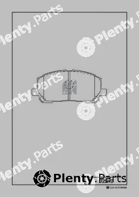MK Kashiyama D2218 — Brake Pad Set, disc brake