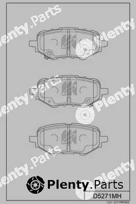 MK Kashiyama D5271MH — Brake Pad Set, disc brake