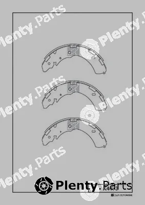 MK Kashiyama K4473 — Brake Shoe Set