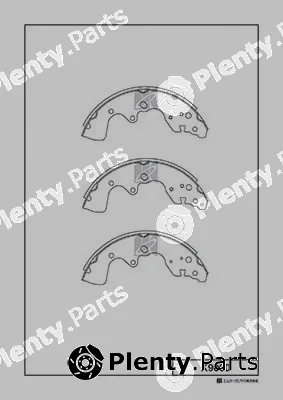 MK Kashiyama K9000 — Brake Shoe Set