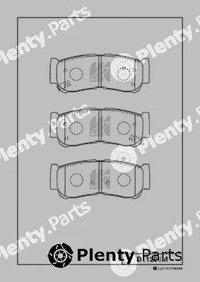 MK Kashiyama D11201M — Brake Pad Set, disc brake