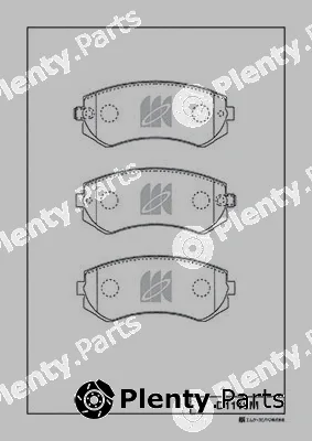 MK Kashiyama D1116M — Brake Pad Set, disc brake