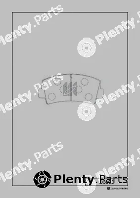 MK Kashiyama D3003 — Brake Pad Set, disc brake