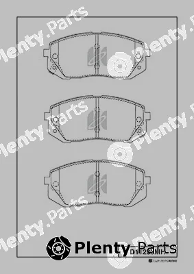 MK Kashiyama D11230MH — Brake Pad Set, disc brake