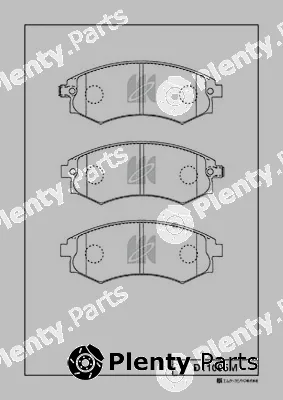 MK Kashiyama D11095M — Brake Pad Set, disc brake