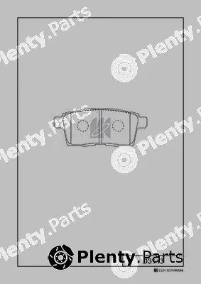 MK Kashiyama D3143 — Brake Pad Set, disc brake