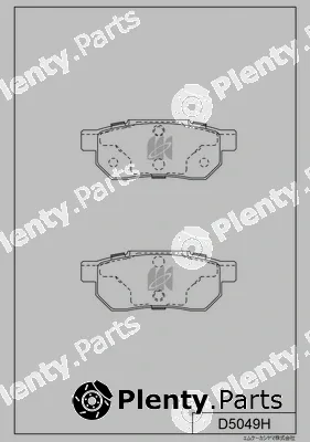 MK Kashiyama D5049H — Brake Pad Set, disc brake