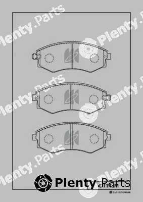MK Kashiyama D1142M — Brake Pad Set, disc brake