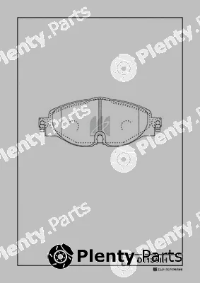 MK Kashiyama D11341H — Brake Pad Set, disc brake