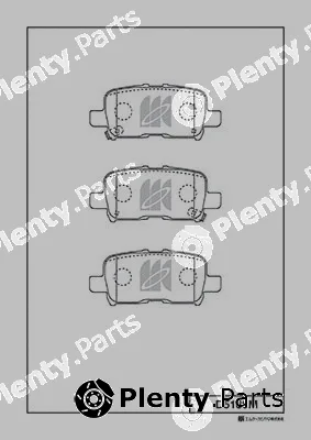 MK Kashiyama D5180M — Brake Pad Set, disc brake