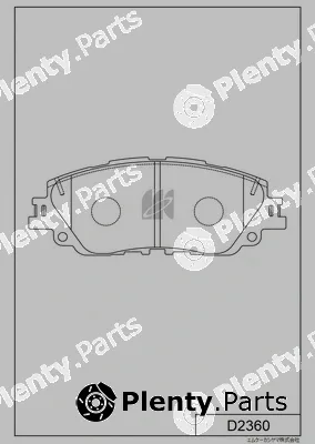 MK Kashiyama D2360 — Brake Pad Set, disc brake
