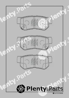 MK Kashiyama D11118MH — Brake Pad Set, disc brake