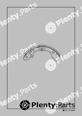 MK Kashiyama K3347 — Brake Shoe Set
