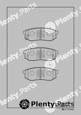 MK Kashiyama D11221M — Brake Pad Set, disc brake