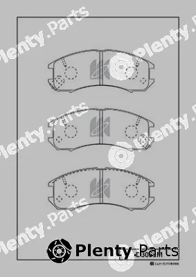 MK Kashiyama D3053M — Brake Pad Set, disc brake