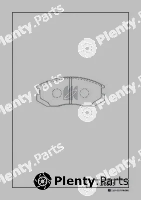 MK Kashiyama D6066 — Brake Pad Set, disc brake