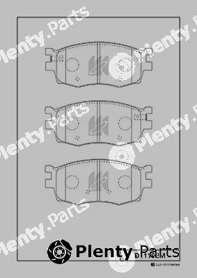 MK Kashiyama D11192M — Brake Pad Set, disc brake