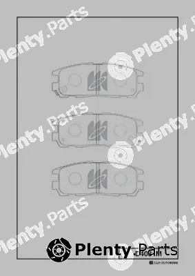 MK Kashiyama D4034M — Brake Pad Set, disc brake