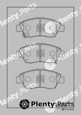 MK Kashiyama D5174M — Brake Pad Set, disc brake