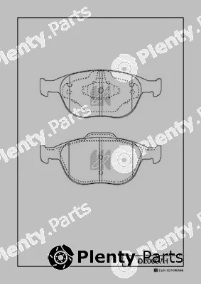 MK Kashiyama D20007H — Brake Pad Set, disc brake