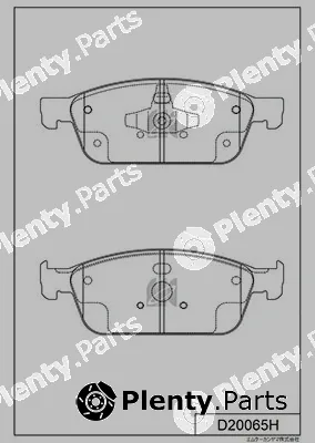 MK Kashiyama D20065H — Brake Pad Set, disc brake