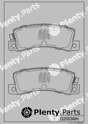 MK Kashiyama D2053MH — Brake Pad Set, disc brake