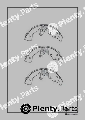 MK Kashiyama K7757 — Brake Shoe Set