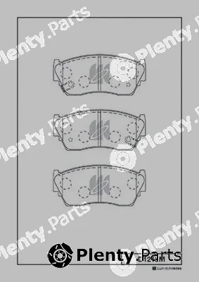 MK Kashiyama D1215M — Brake Pad Set, disc brake