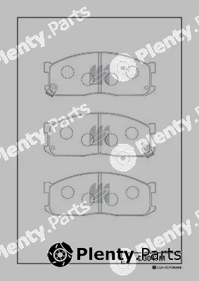 MK Kashiyama D3047M — Brake Pad Set, disc brake