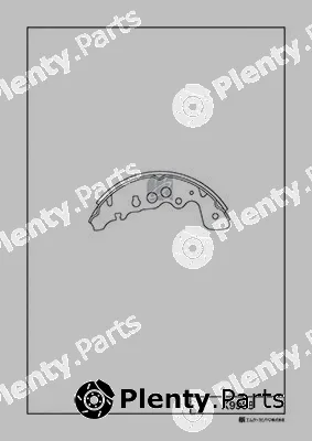 MK Kashiyama K9958 — Brake Shoe Set