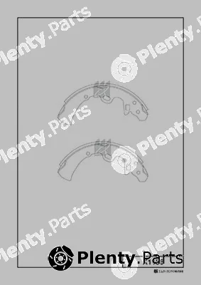 MK Kashiyama K1156 — Brake Shoe Set