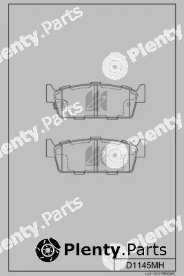 MK Kashiyama D1145MH — Brake Pad Set, disc brake