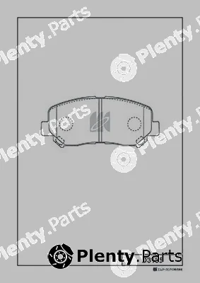 MK Kashiyama D3155 — Brake Pad Set, disc brake