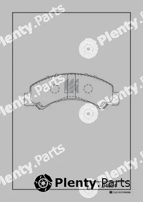 MK Kashiyama D4054 — Brake Pad Set, disc brake